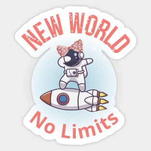 New World No Limits Sticker